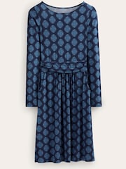 Boden Blue Abigail Jersey Dress - Image 5 of 5