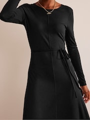 Boden Black Lucy Jersey Midi Dress - Image 3 of 5
