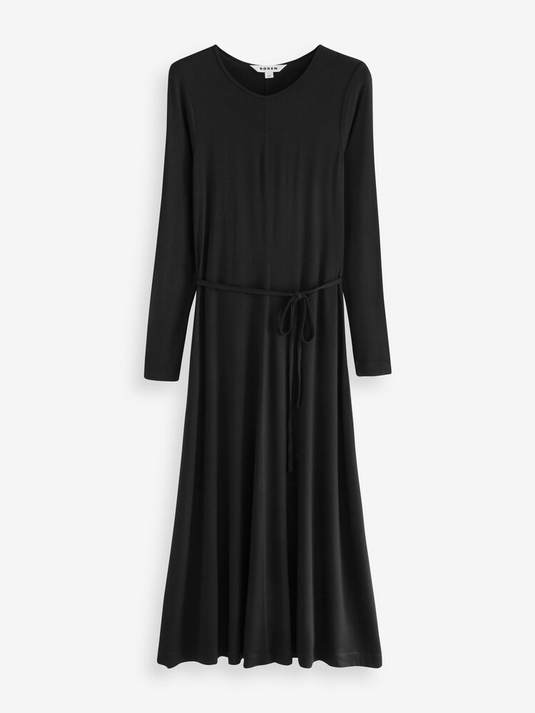 Boden Black Lucy Jersey Midi Dress - Image 5 of 5