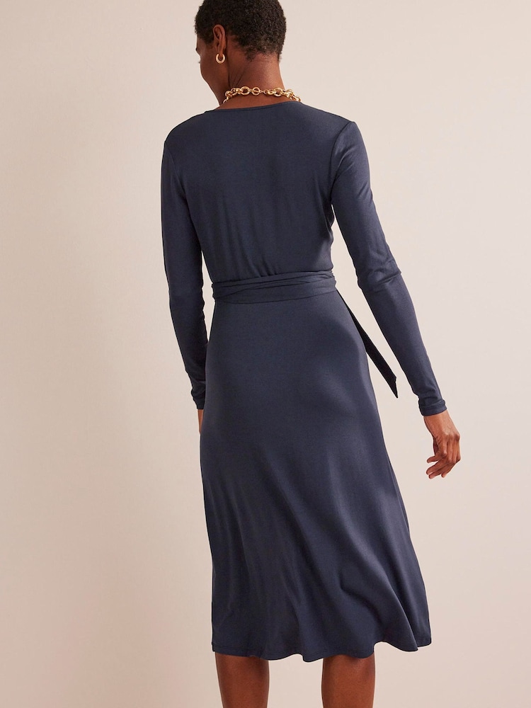 Boden Blue Nina Jersey Midi Dress - Image 2 of 4