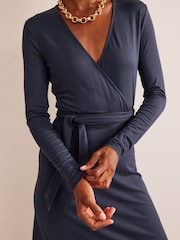 Boden Blue Nina Jersey Midi Dress - Image 3 of 4