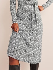 Boden Cream Nina Jersey Midi Dress - Image 3 of 5