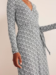 Boden Cream Nina Jersey Midi Dress - Image 4 of 5