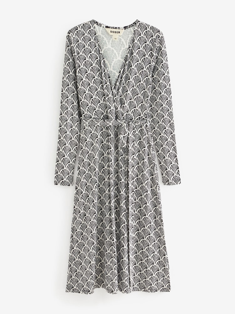 Boden Cream Nina Jersey Midi Dress - Image 5 of 5
