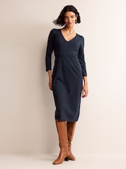 Boden Blue Petite Bethany Jersey Midi Dress - Image 1 of 5