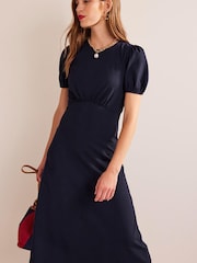 Boden Blue Nancy Jersey Midi Dress - Image 1 of 5