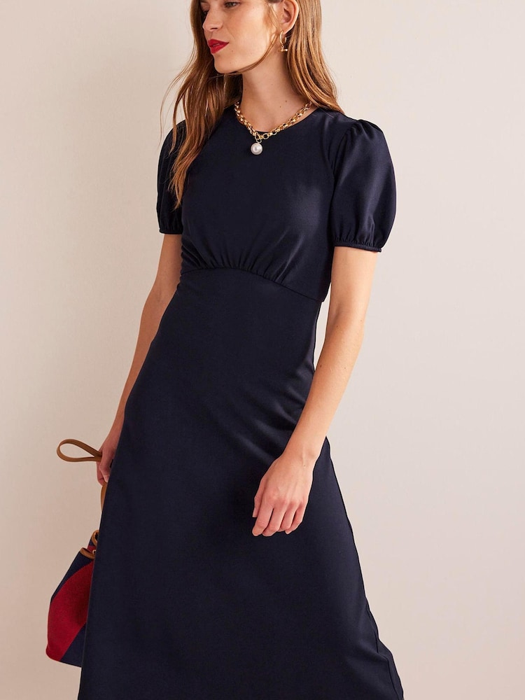 Boden Blue Nancy Jersey Midi Dress - Image 1 of 5