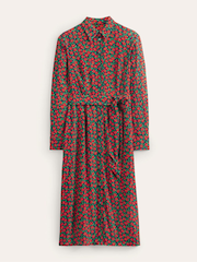 Boden Red Kate Midi Shirt Dress - Image 1 of 1
