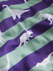 Boden Light Blue Single Glow-In-The-Dark Christmas Pyjamas - Image 3 of 3