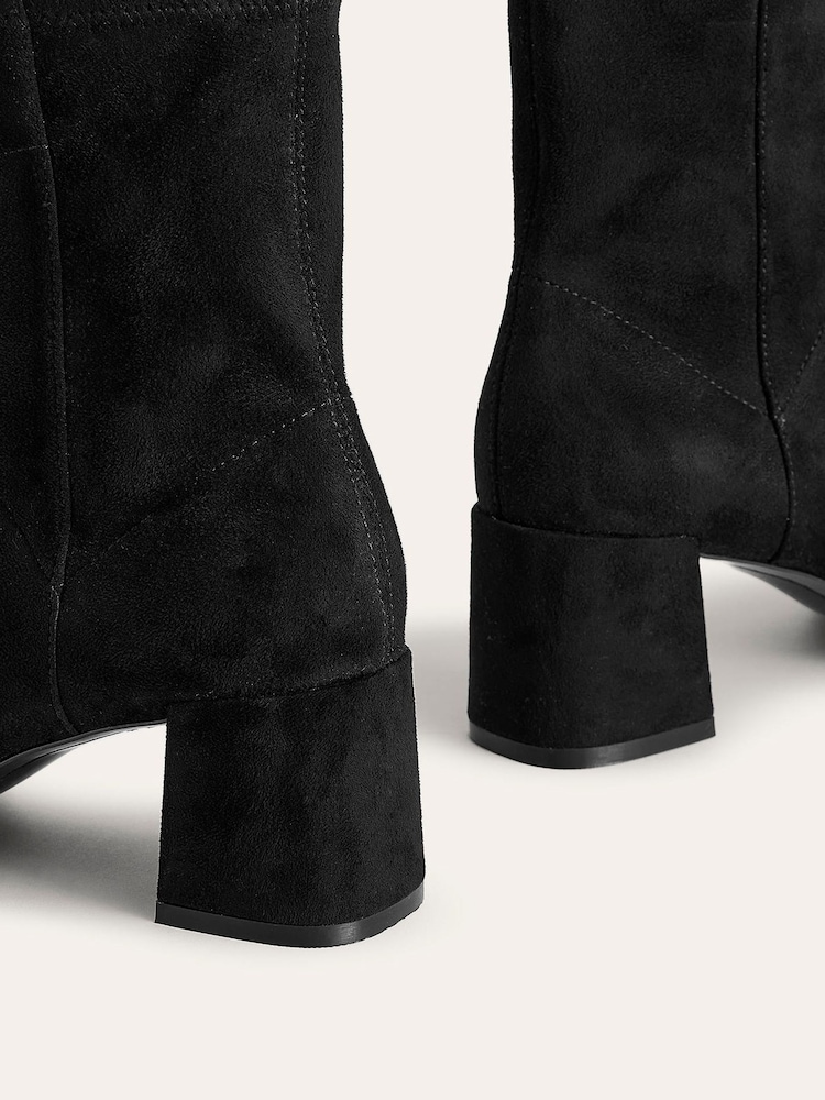 Boden Black Stretch Ankle Boots - Image 4 of 4