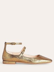 Boden Gold Iris Snaffle Slingback Flats - Image 1 of 4