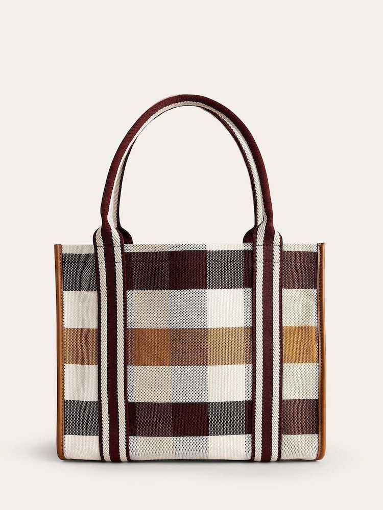 Boden Red Print Tilda Canvas Tote Bag - Image 2 of 4 Boden Red Print Tilda Canvas Tote Bag - Image 2 of 4