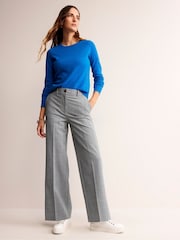 Boden Grey Westbourne Wool-Twill Trousers - Image 1 of 5
