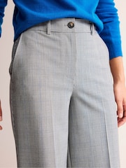 Boden Grey Westbourne Wool-Twill Trousers - Image 4 of 5
