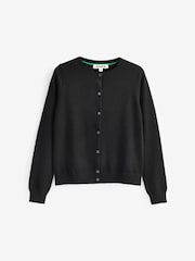 Boden Black Eva Cashmere Crew Cardigan - Image 4 of 4