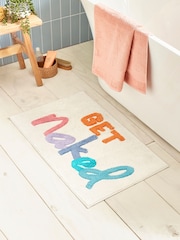 Multi Get Naked 100% Cotton Bath Mat - Image 1 of 3