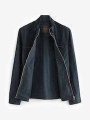 Navy Blue Shower Resistant Utility Shacket - Image 8 of 11