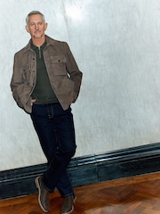 Dark Stone Suede Shacket - Image 2 of 10