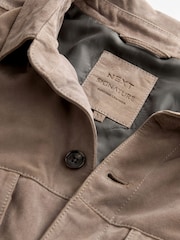 Dark Stone Suede Shacket - Image 7 of 10