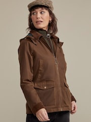 Hinter + Hobart Womens Exmoor Waxed Cotton Jacket - Image 1 of 4