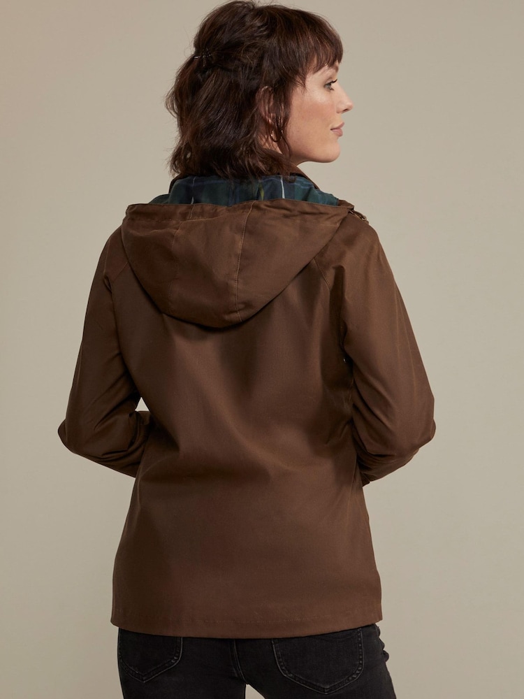 Hinter + Hobart Womens Exmoor Waxed Cotton Jacket - Image 2 of 4