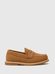 Schuh Brown Limit Loafers - Image 1 of 4