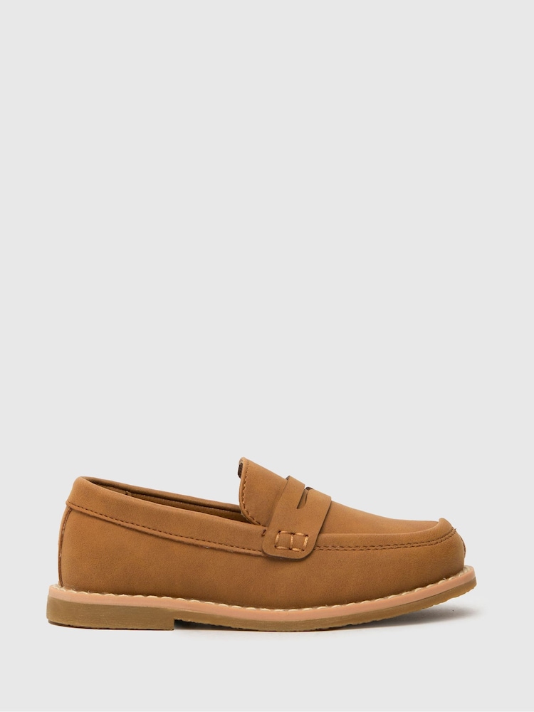 Schuh Brown Limit Loafers - Image 1 of 4