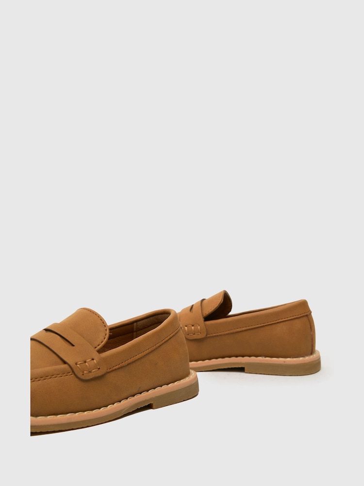 Schuh Brown Limit Loafers - Image 4 of 4