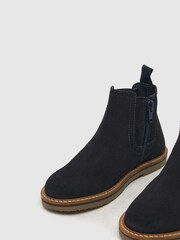 Schuh Blue Current Suede Loafers - Image 4 of 4