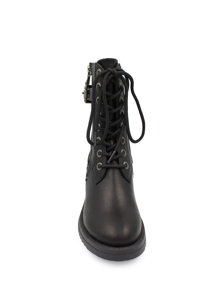 Blowfish Malibu Womens Code Combat Lace Zip Boots - Image 3 of 3
