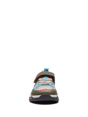 Clarks Green Combi Feather Jump Kids Trainers - Image 5 of 7