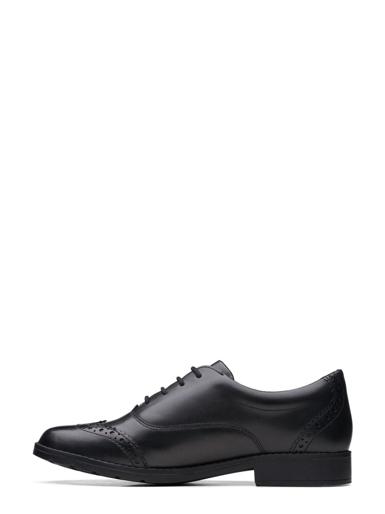 Clarks Black Leather Aubrie Tap Shoes - Image 2 of 7
