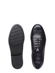 Clarks Black Leather Aubrie Tap Shoes - Image 7 of 7