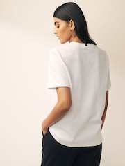 Black/White Short Sleeve Heavyweight T-Shirts 2 Pack - Image 5 of 9