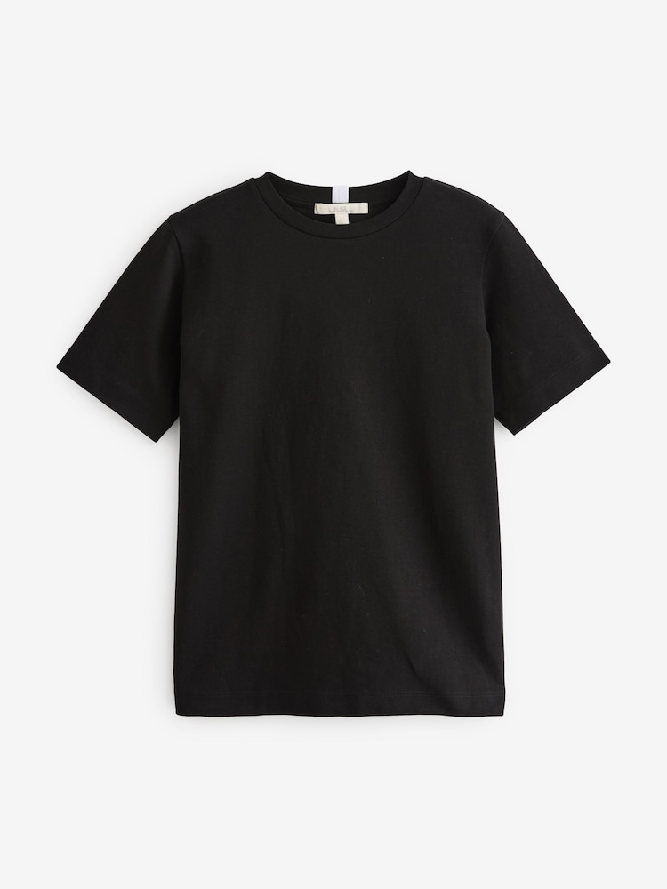Schwarz/Weiß - Schwere T-Shirts im 2er-Pack - Image 7 of 8