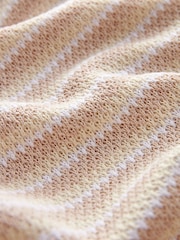 Neutral Short Sleeve Heavyweight Crochet T-Shirt - Image 6 of 6