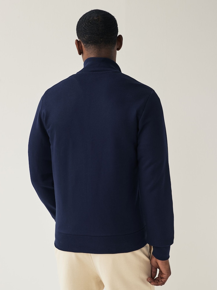 Lacoste Fleece Full Zip Track Top - Image 2 of 4