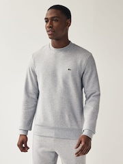 Lacoste Fleece Lined Crew-Neck Jumper - Image 1 of 4
