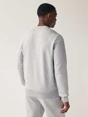 Lacoste Fleece Lined Crew-Neck Jumper - Image 2 of 4