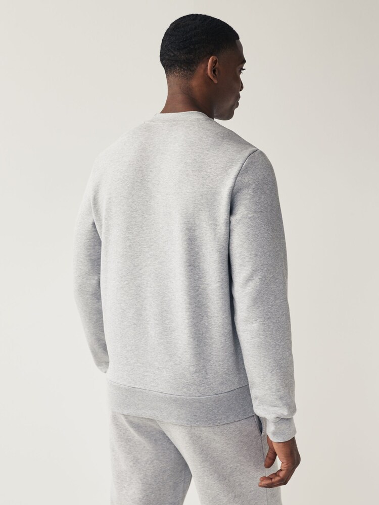 Lacoste Fleece Lined Crew-Neck Jumper - Image 2 of 4