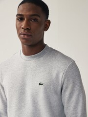 Lacoste Fleece Lined Crew-Neck Jumper - Image 3 of 4
