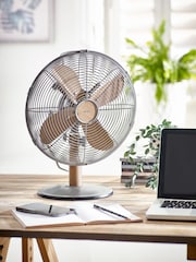 Grey Malvern Desk Fan - Image 1 of 4
