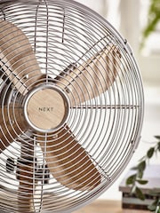 Grey Malvern Desk Fan - Image 2 of 4