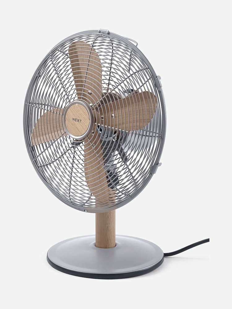 Grey Malvern Desk Fan - Image 4 of 4