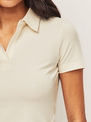 Ecru Polo Shirt - Image 4 of 6