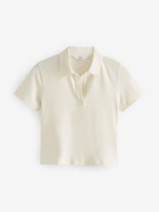 Ecru Polo Shirt - Image 5 of 6