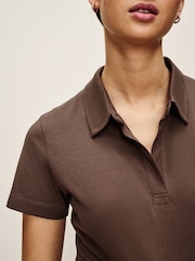 Chocolate Brown Polo Shirt - Image 5 of 7