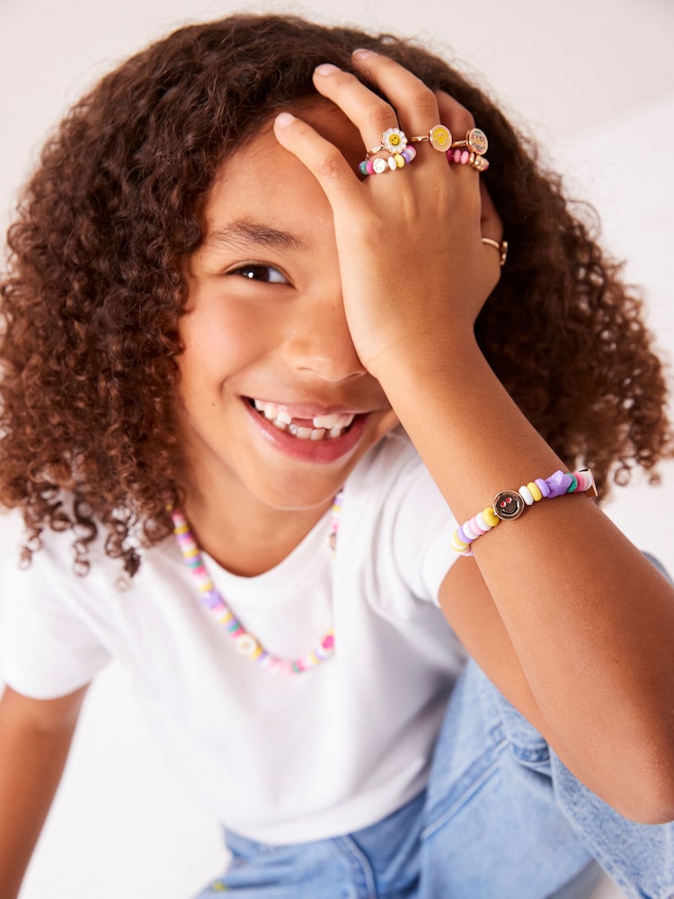 Light Pink SMILEYWORLD® Ring Set - Image 1 of 2