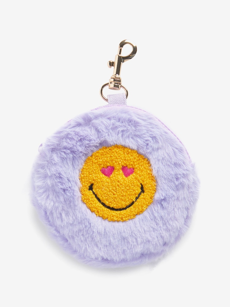 Lilac Purple SMILEYWORLD® Key Ring Bag - Image 1 of 2