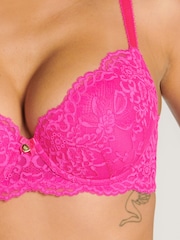 Boux Avenue Pink Piper Plunge Bra - Image 5 of 5